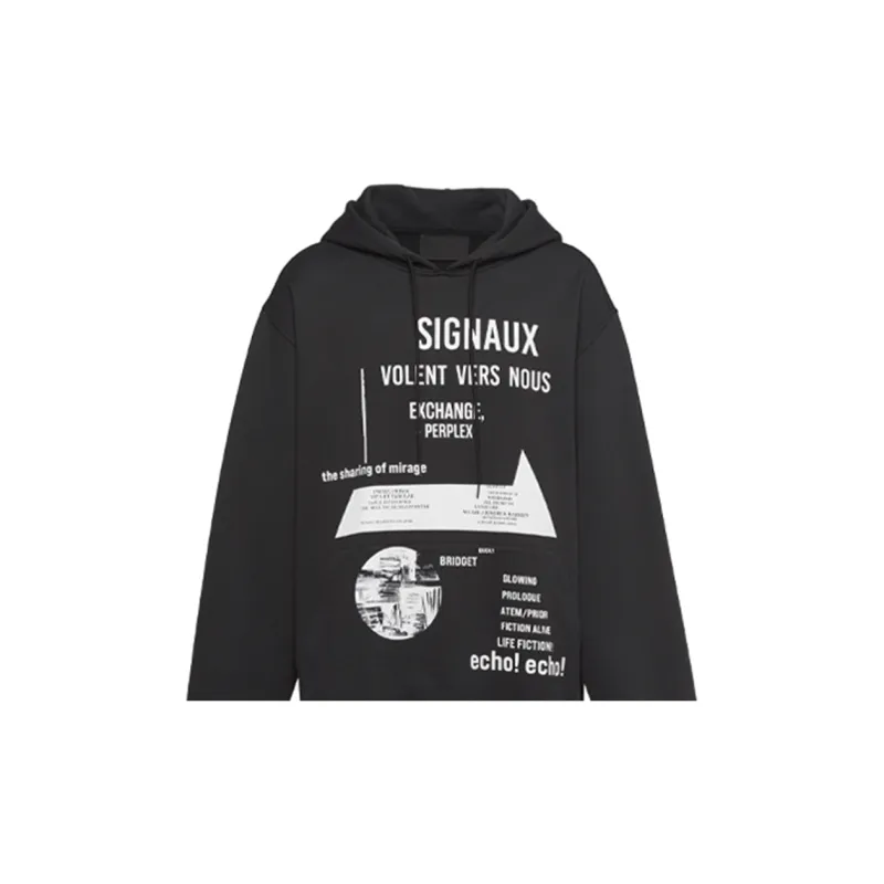 PRADA FW21 Sweatshirt Men's Black-5