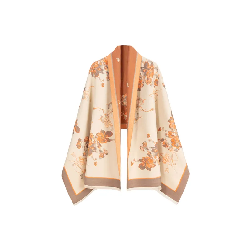 Shanghai Story Polyester Knit Scarves Women's-18