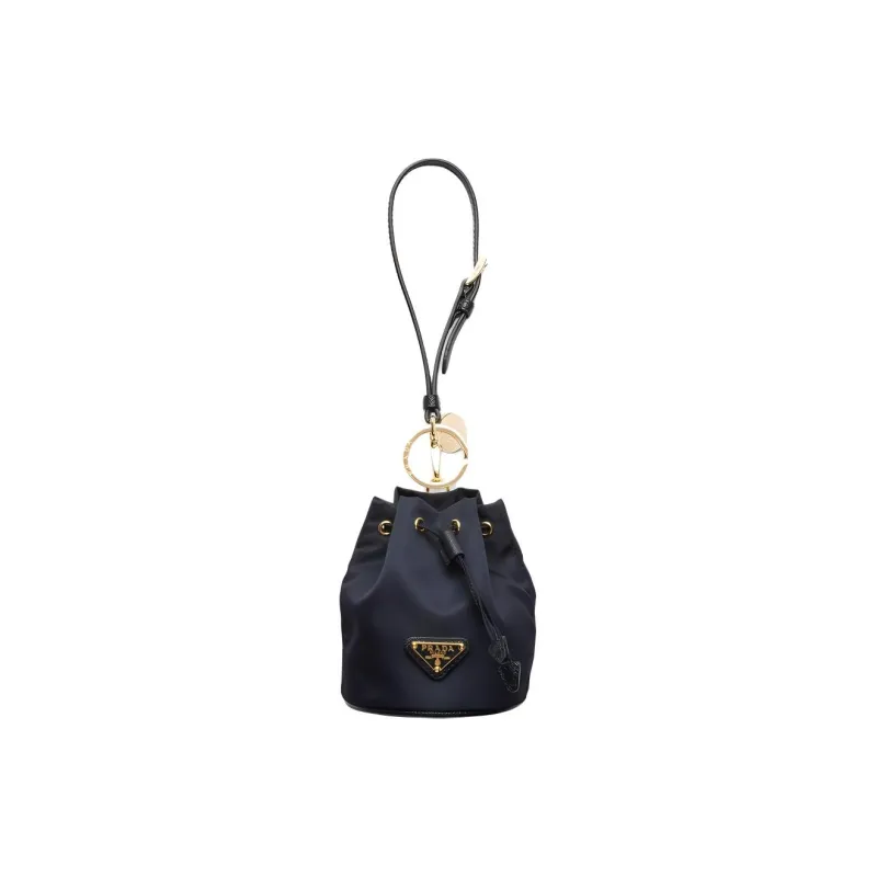 PRADA Re-Edition Recycled Nylon Clutch Mini Women's Blue-0