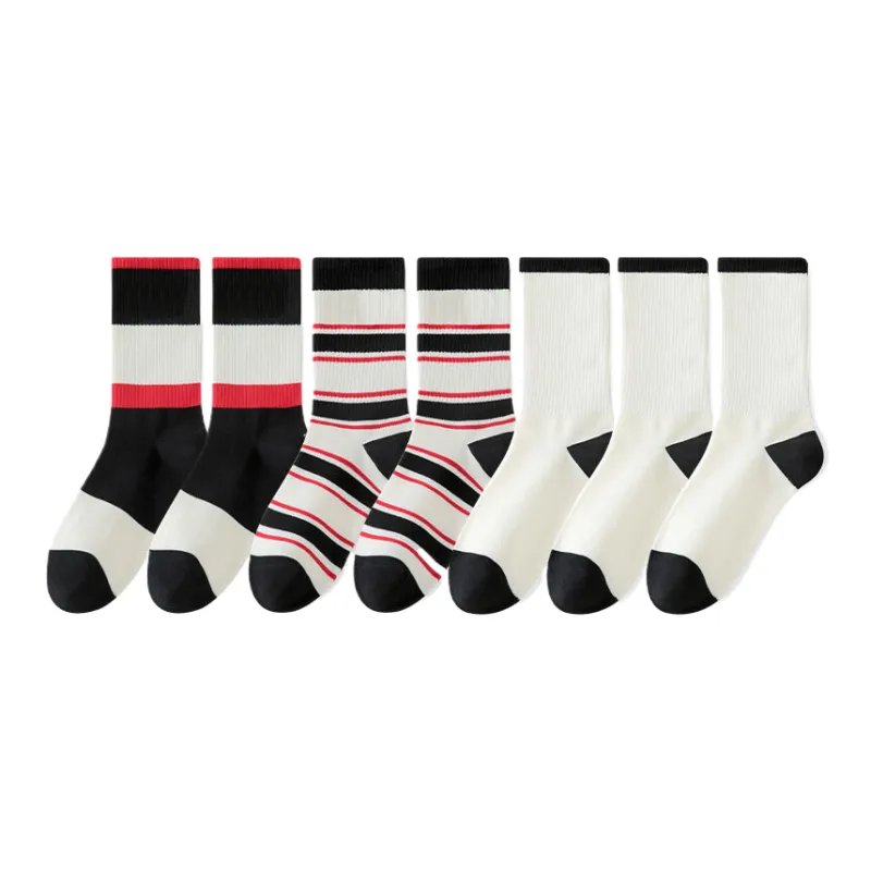 Lan Miao Mid Calf Socks Women's 7 Pack-1