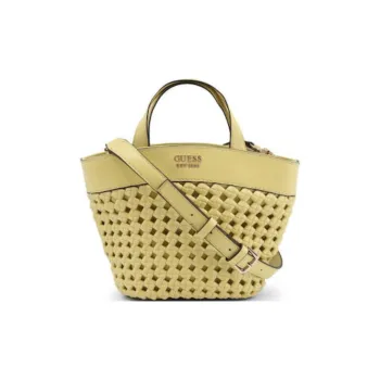 GUESS Leather Shoulder Bag, Crossbody Bag, Handbag Women's Yellow