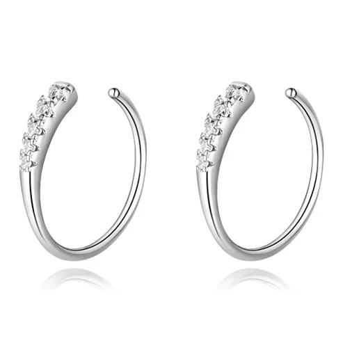 CUOOYINO 925 Sterling Silver Earrings Women's