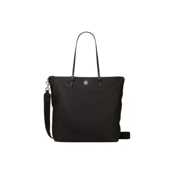 TORY BURCH Fabric Tote Bag, Shopping Bag, Crossbody Bag, Shoulder Bag Women's Black