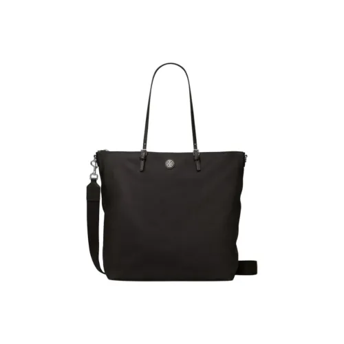 TORY BURCH Fabric Tote Bag, Shopping Bag, Crossbody Bag, Shoulder Bag Women's Black