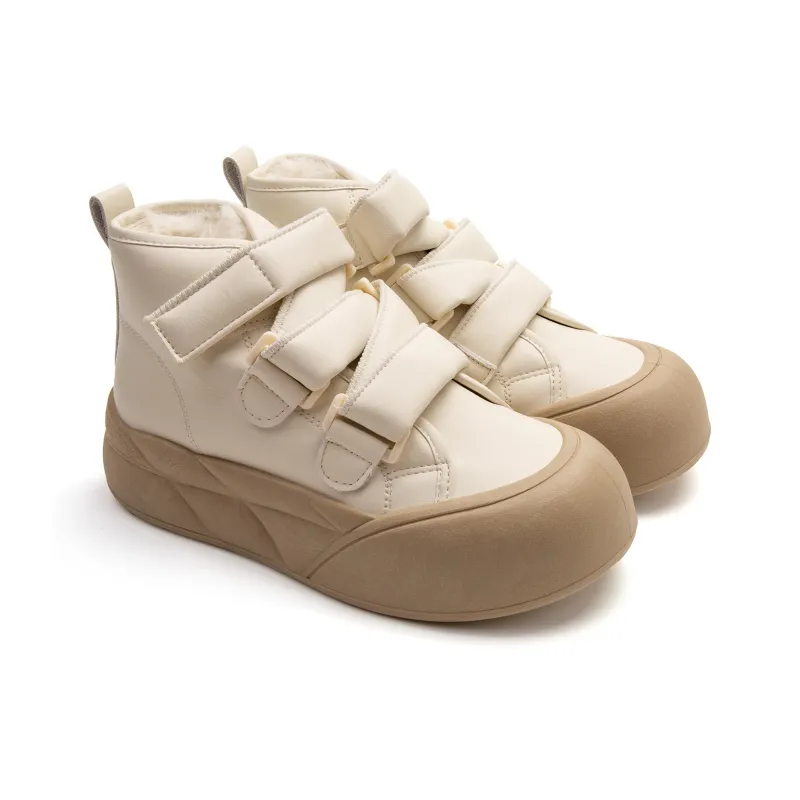 STAE Warm Wear-Resistant Slip-Resistant Mid-Top Skateboard Shoes Women's Box Included-8