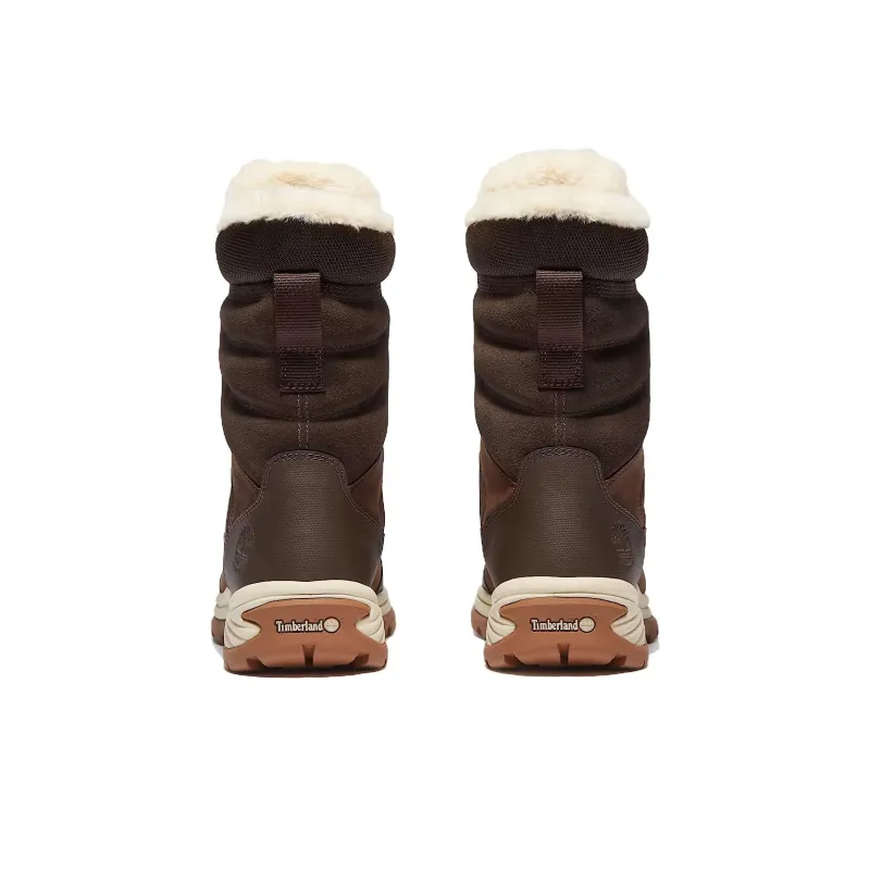 Timberland White Ledge Thermal Abrasion Resistant Crew Snow Boots Women's Dark Brown-4