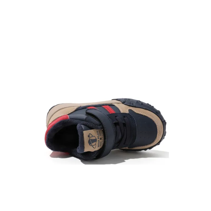 BIG WASP Slip Resistant Anti Kick Abrasion Resistant Mid Top Kids' Skateboarding Shoes Kids'-31