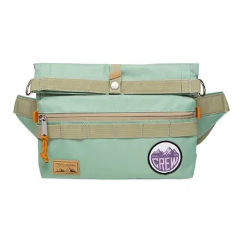 Subcrew Polyester Crossbody Bag Shoulder Bag Small Size Unisex Gray Pea Green
