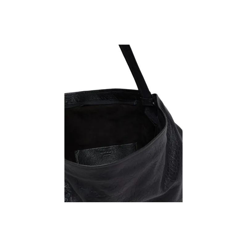 MARNI Sheepskin Crossbody Bag, Shoulder Bag Tubas Women's Black-3