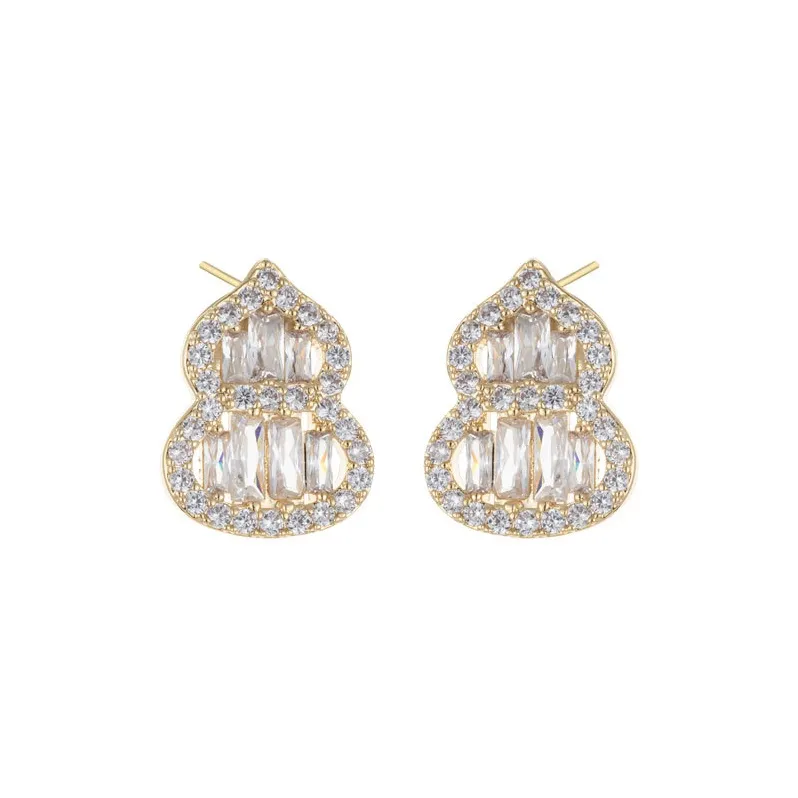 Suddenly Lucky Alloy Stud Earrings Women's-0