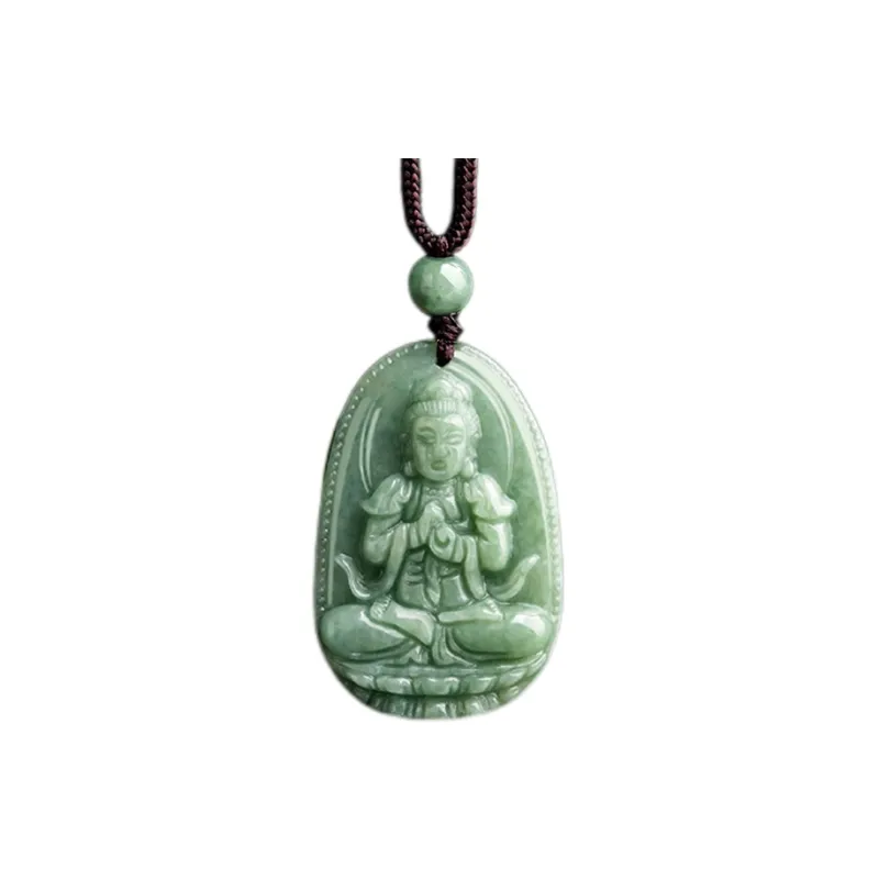 LIANGYUXI Bean Type Jadeite Necklaces Women's-12