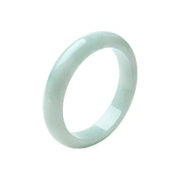 Green Craftsman Glutinous Jade Bangles Women's