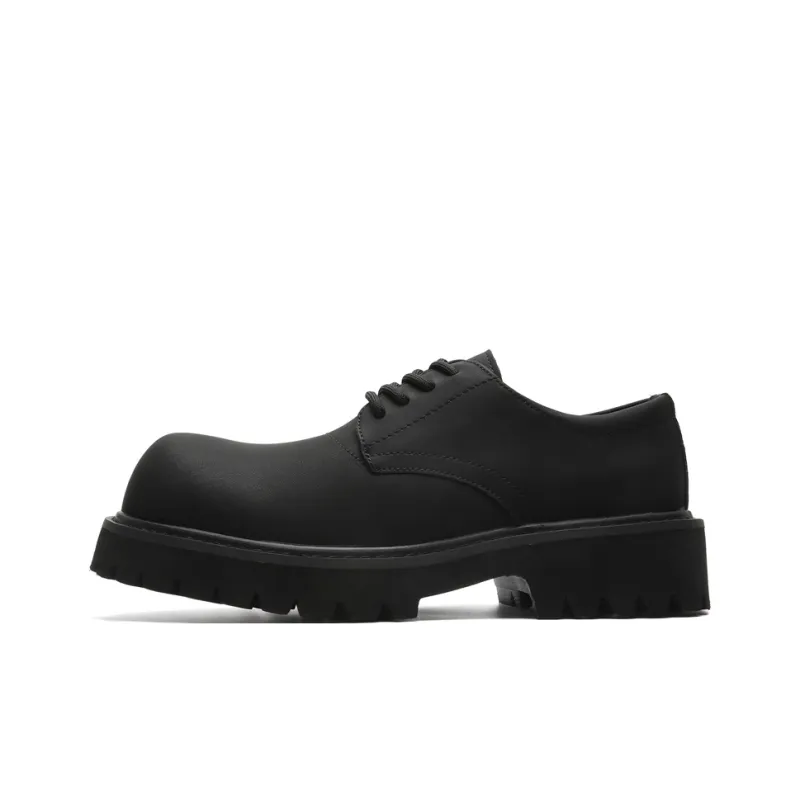 V ZERO FIVE Chunky Derby Shoes Casual Shoes Unisex Black British-32