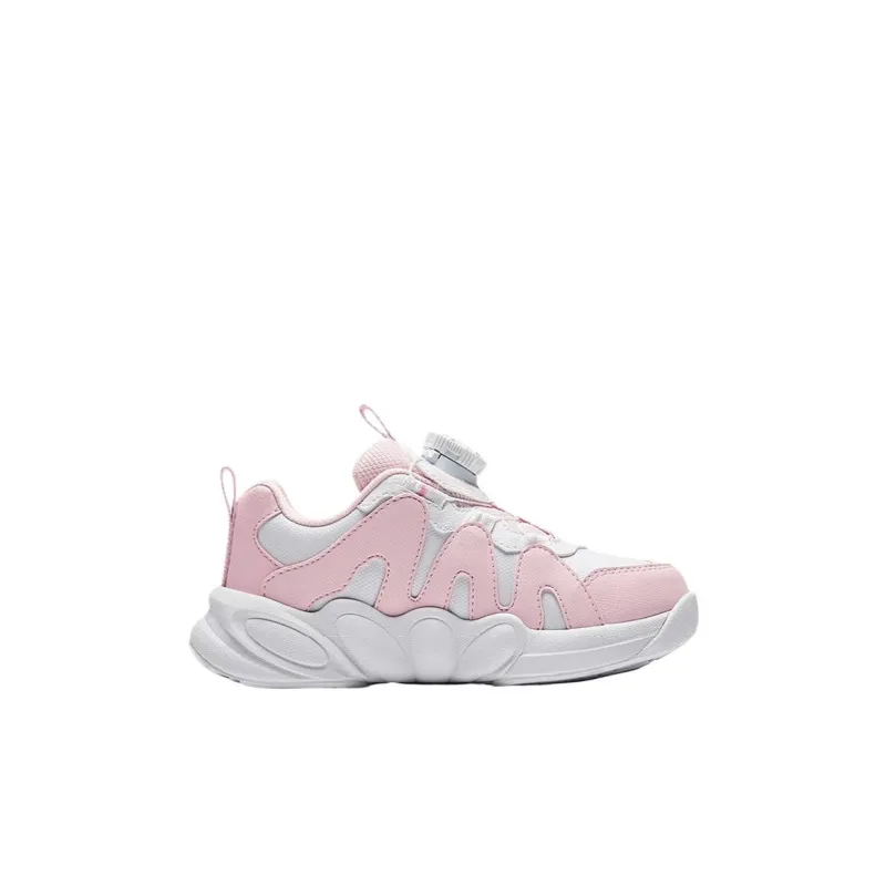 Antakids Anti Slip Wear Resistant Low Top Kids Lifestyle Shoes Anta White/Pastel Pink Kids'-1