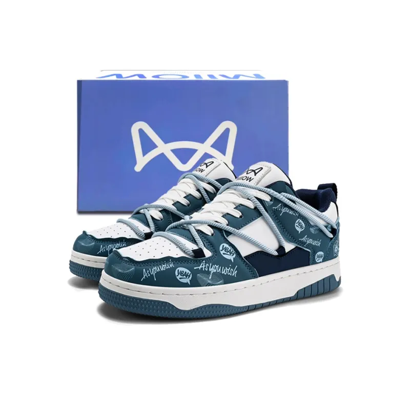 MIIOW Trend Party Series Coverage Anti-Slip And Wear-Resistant Low-Top Skateboard Shoes Unisex-21