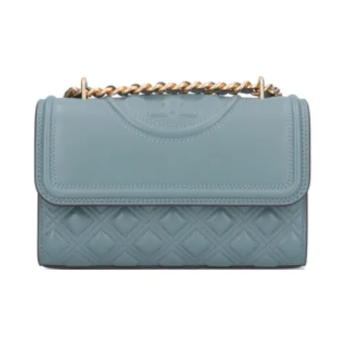 TORY BURCH Sheepskin Shoulder Bag Women's Blue