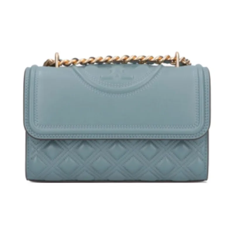 TORY BURCH Sheepskin Shoulder Bag Women's Blue-0