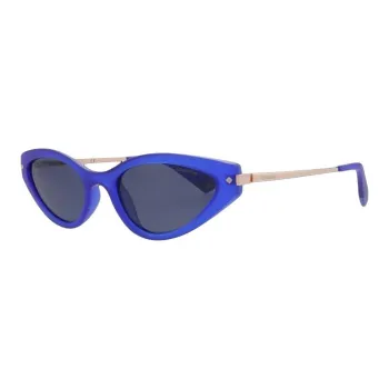 Polaroid Polycarbonate Cat Eye Sunglasses Women's Blue