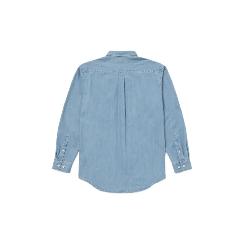 LACOSTE Shirt Men's Light Indigo-1