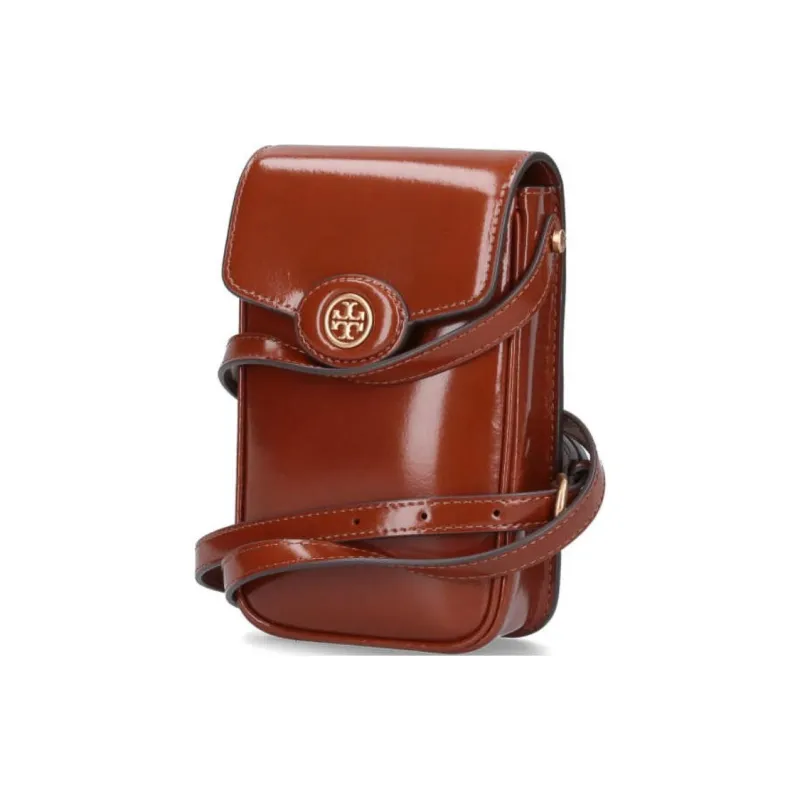 TORY BURCH Robinson Logo Plaque Phone Pouch-3