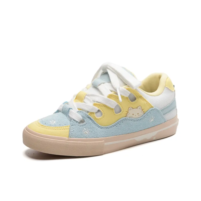 7 SEVFUN Low-Top Skateboard Shoes Unisex Strawberry Pink-45