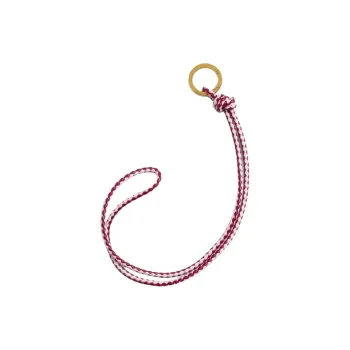 Bottega Veneta Lambskin Keychains Women's Red
