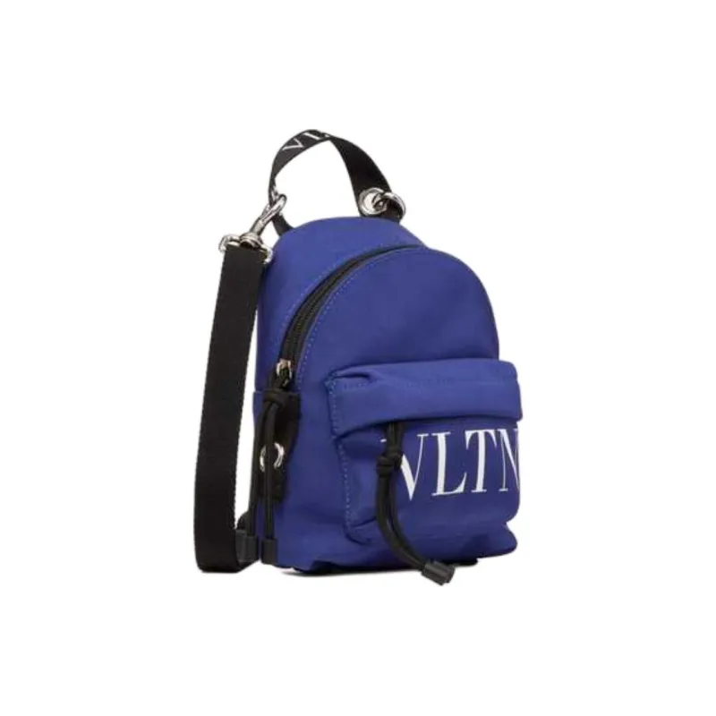 Valentino Nylon Fabric Carry Backpack Mini Men's Blue-1
