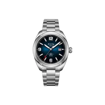 Fiyta MACH Collection GA881025.WLW Automatic Mechanical Movement Stainless Steel Strap Watch Men's Watches Blue Dial