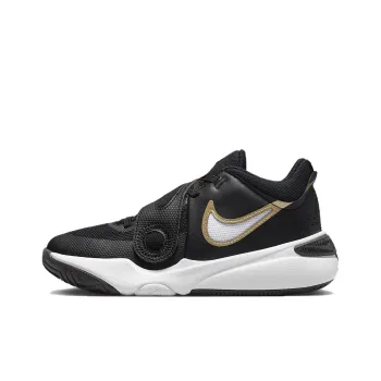 Nike Team Hustle D11 GS 'Black Metallic Gold'