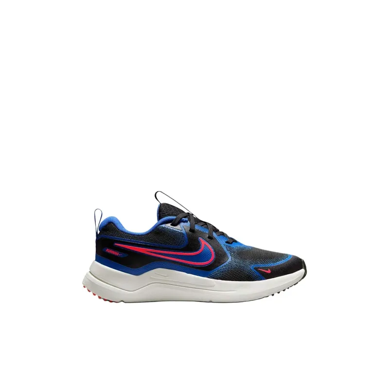 Nike Cosmic Runner Anti-Slip Wear-Resistant Low-Top Kids' Running Shoes Black/Blue/Red Children Aged 3-7 Years Old-1