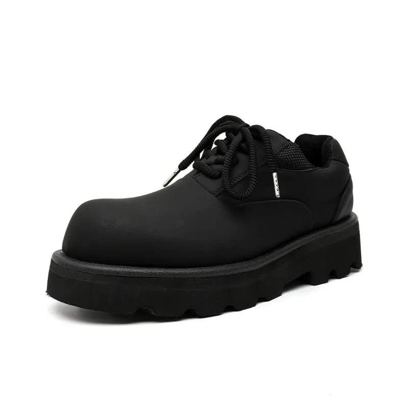 V ZERO FIVE Chunky Derby Shoes Casual Shoes Unisex Black British-11