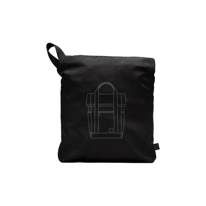 Lululemon Packable Polyester Handbag, Backpack Regular Unisex Black & Traverse Gray-4