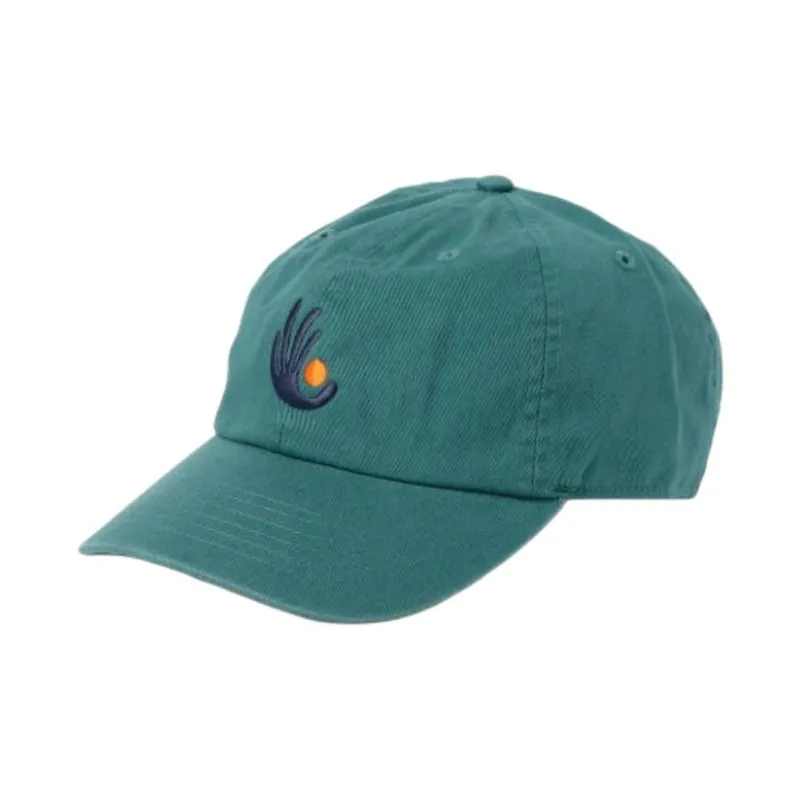 Beams Cotton Baseball Caps Unisex Orange/Green-2