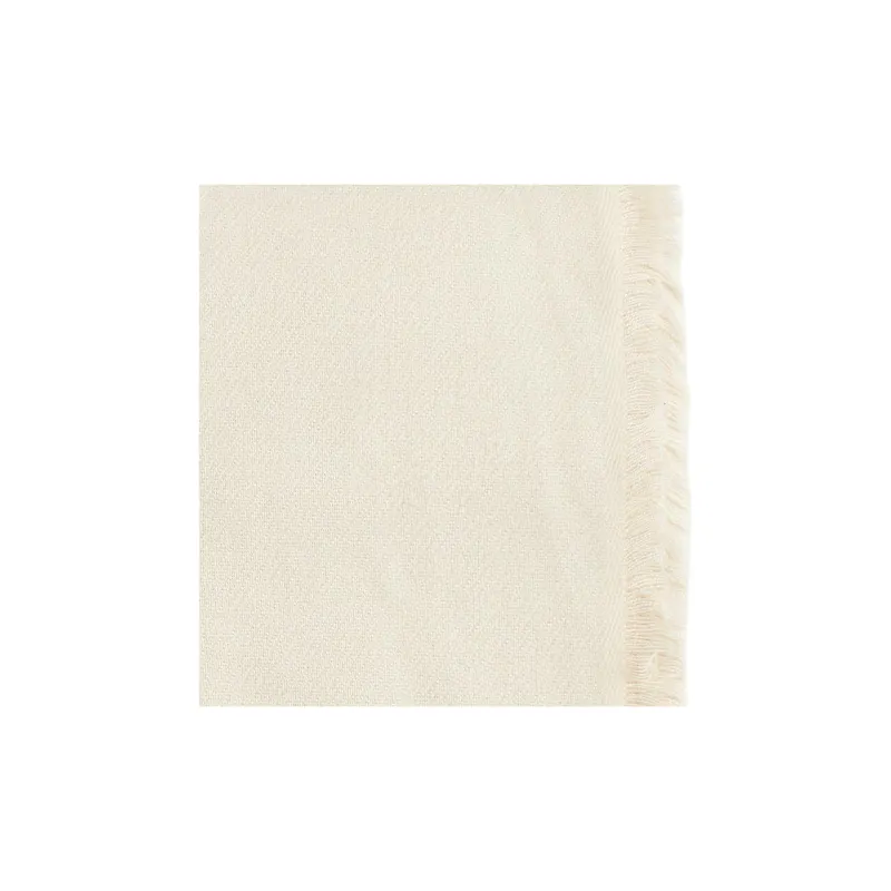 H&M Polyester Knit Scarves Women's Cream-0