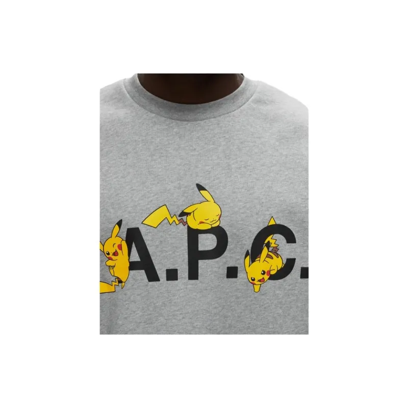 A.P.C Sweatshirts Men Gray-4
