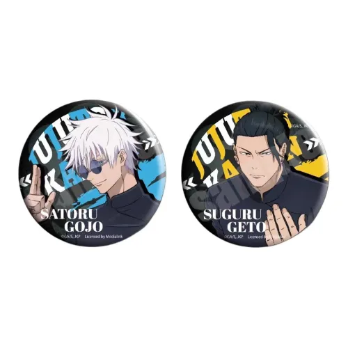 MOUXUYY Satoru Gojo Suguru Geto Spell Back Battle School Uniform Duo Let's Chirp Badges