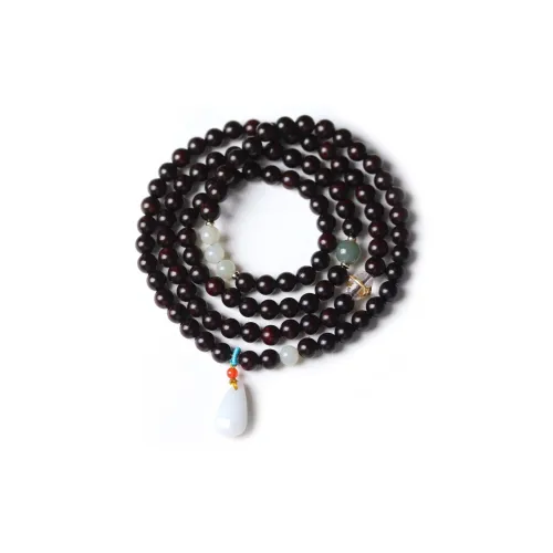 LINKY Laboratory Small Leaf Red Sandalwood Wooden Bracelets Unisex