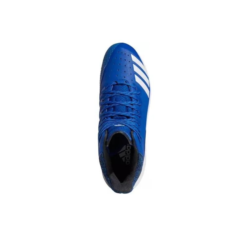 Adidas Icon Bounce Anti Slip Wear Resistant Mid Top Training Shoes Men's Blue-2