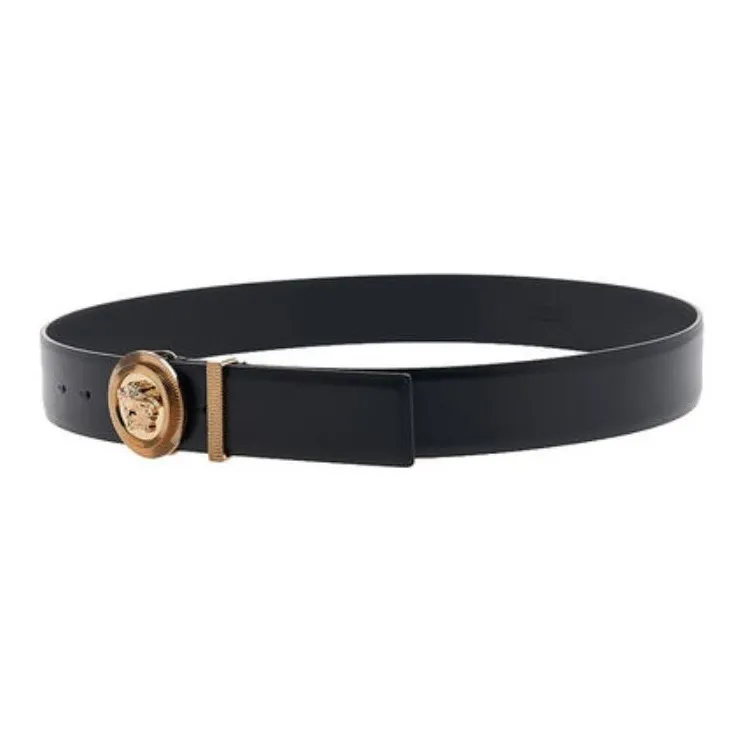 VERSACE La Medusa Leather Belt-3