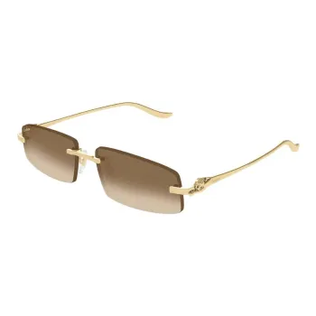 Cartier Eyewear Rectangle Frame Sunglasses