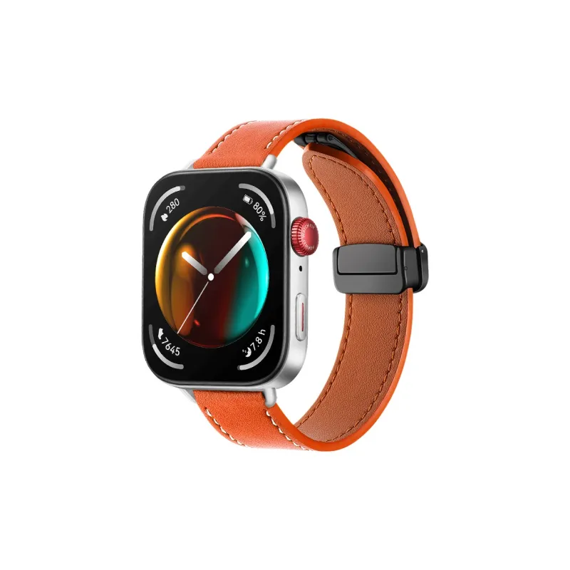 Vobafe Watch Band Huawei Compatibility Leather Material-3