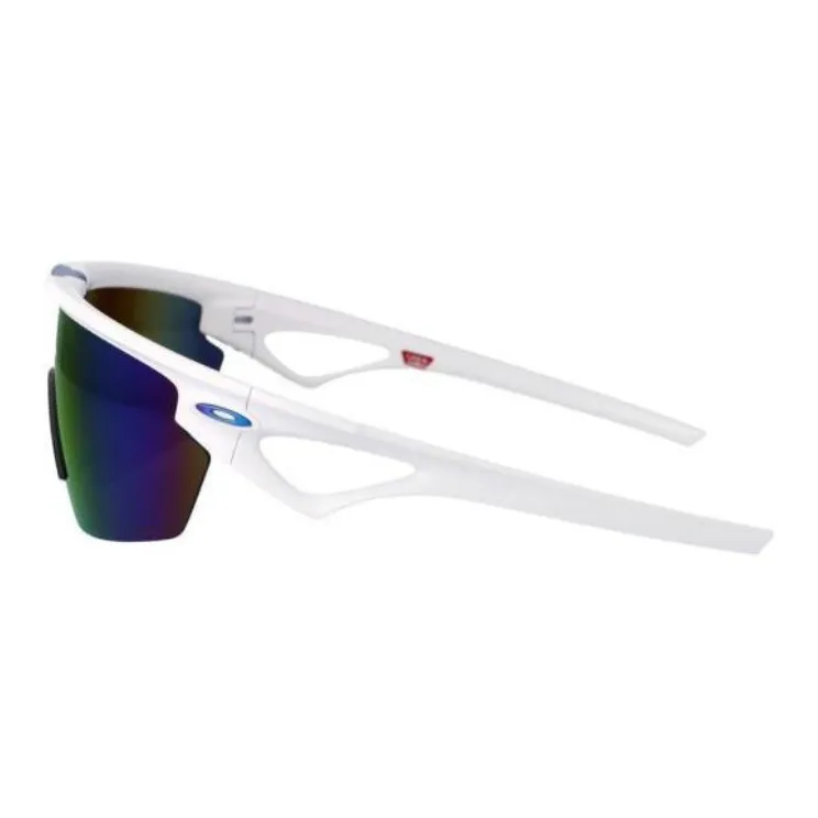 Oakley Injection Irregular Shape Sunglasses Unisex Matte White-2