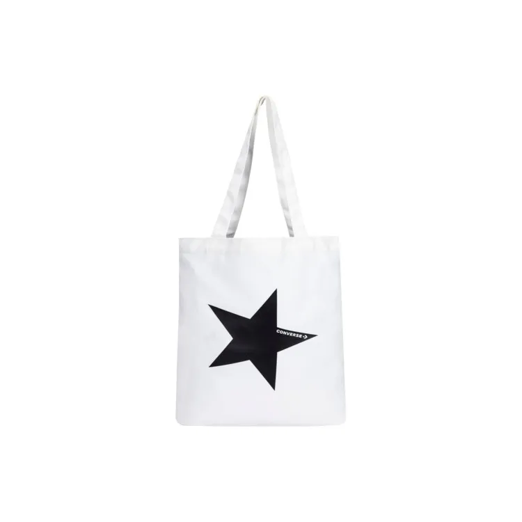 Converse Cotton Shoulder Bag Regular Feather White-0