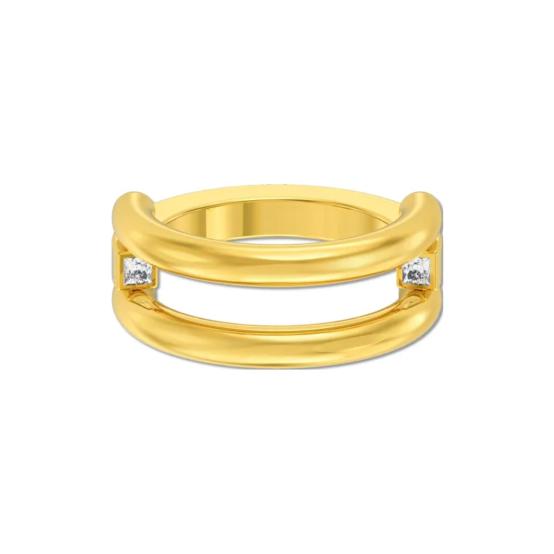 Mistova JEWELRY S925 Silver, Eco Friendly Copper Beta Ring Unisex-0