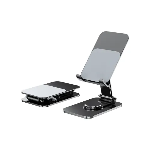 CHRROTA Portable All-Metal Phone Stand Desktop 360-Degree Rotating Foldable Phone Stand Essential For Lazy People All
