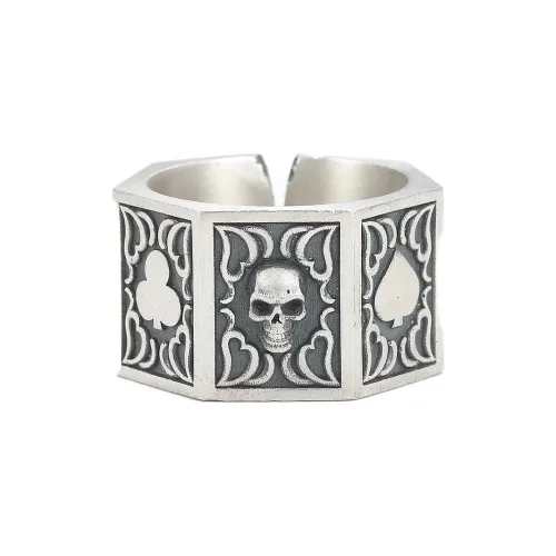 Ruibeila 990 Foot Silver Rings Men's