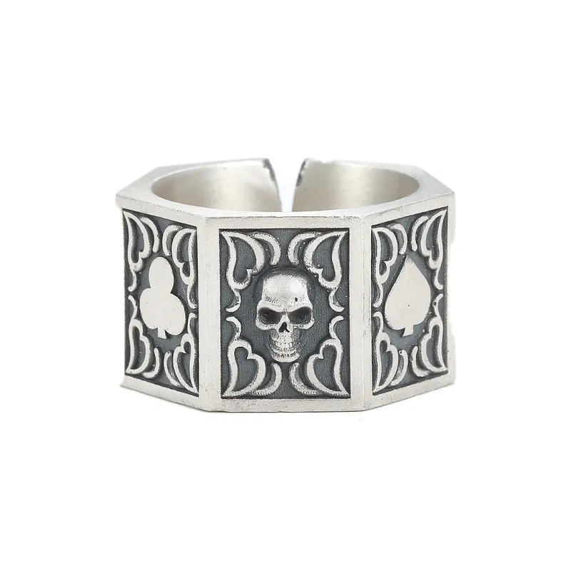 Ruibeila 990 Foot Silver Rings Men's-0