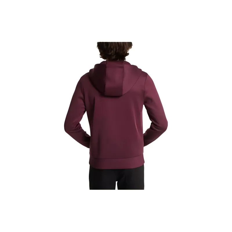 MICHAEL KORS Double-Knit Sateen Zip-Up Hoodie Jackets Coats Men's Burgundy-1