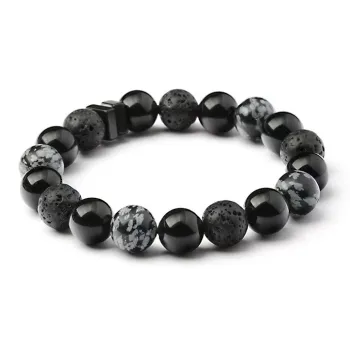 Noritake Obsidian Bracelets Unisex