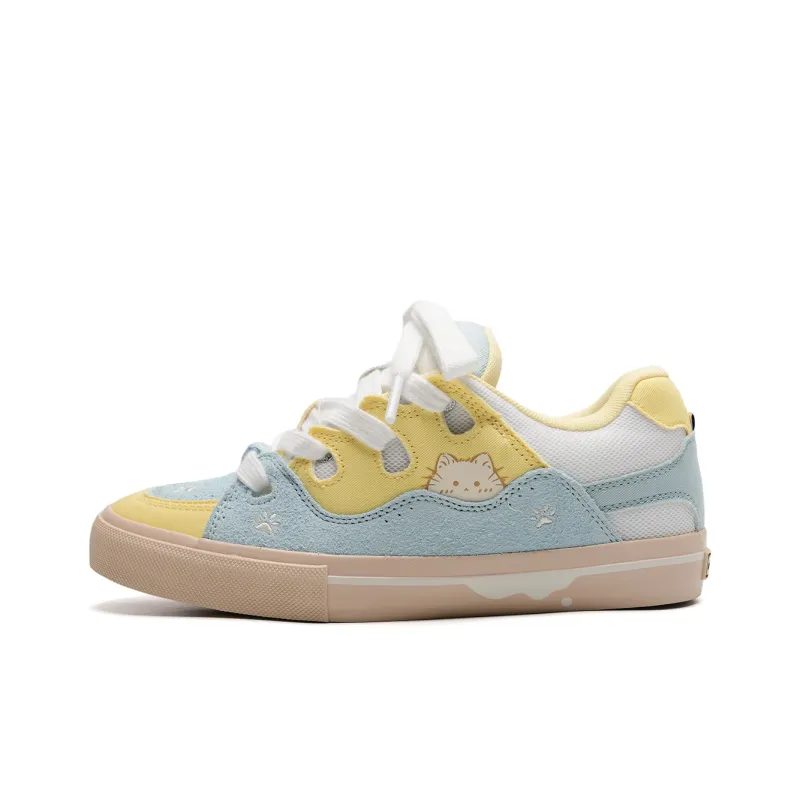 7 SEVFUN Low-Top Skateboard Shoes Unisex Strawberry Pink-41